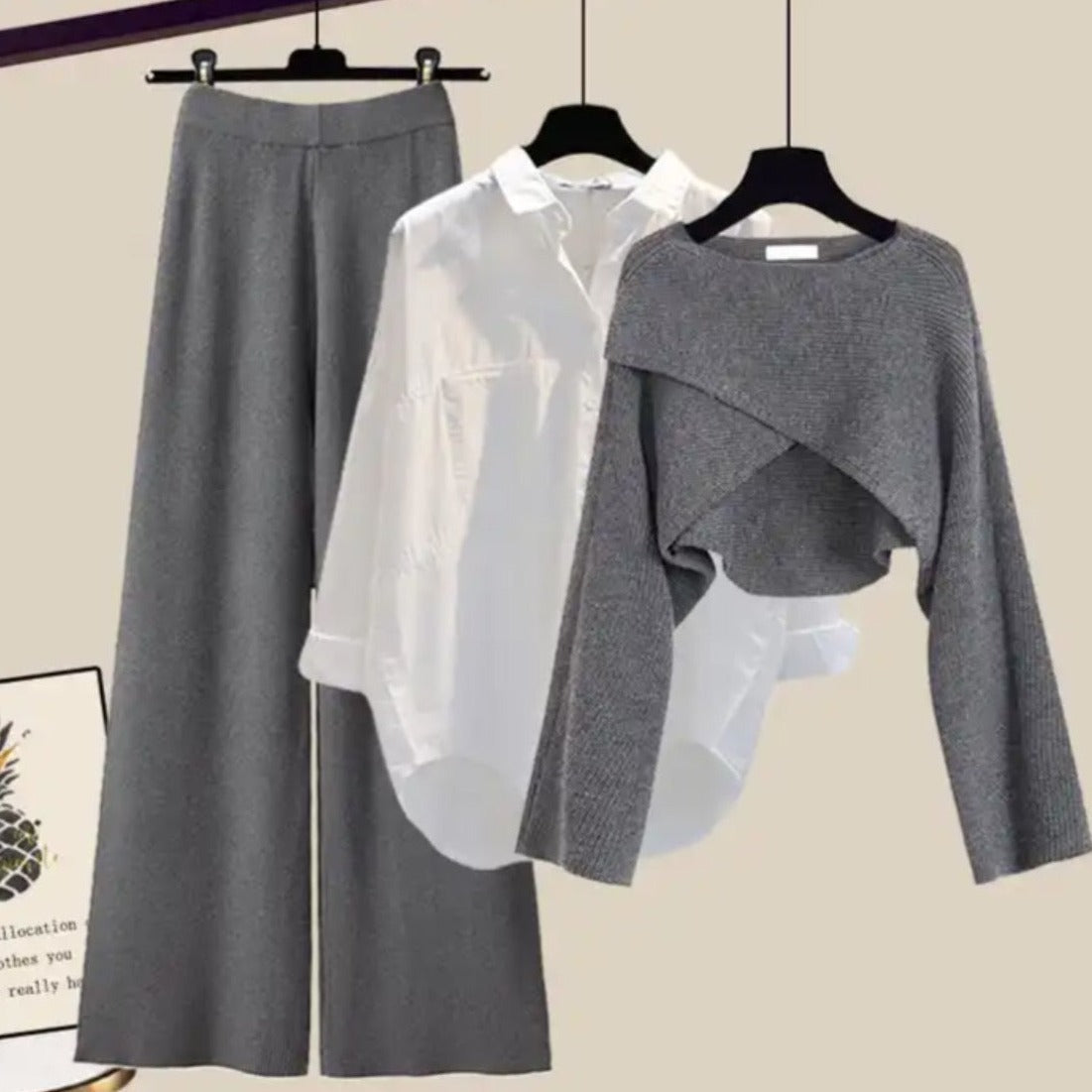 AMIRA – COZY LONG-SLEEVE THREE-PIECE SET
