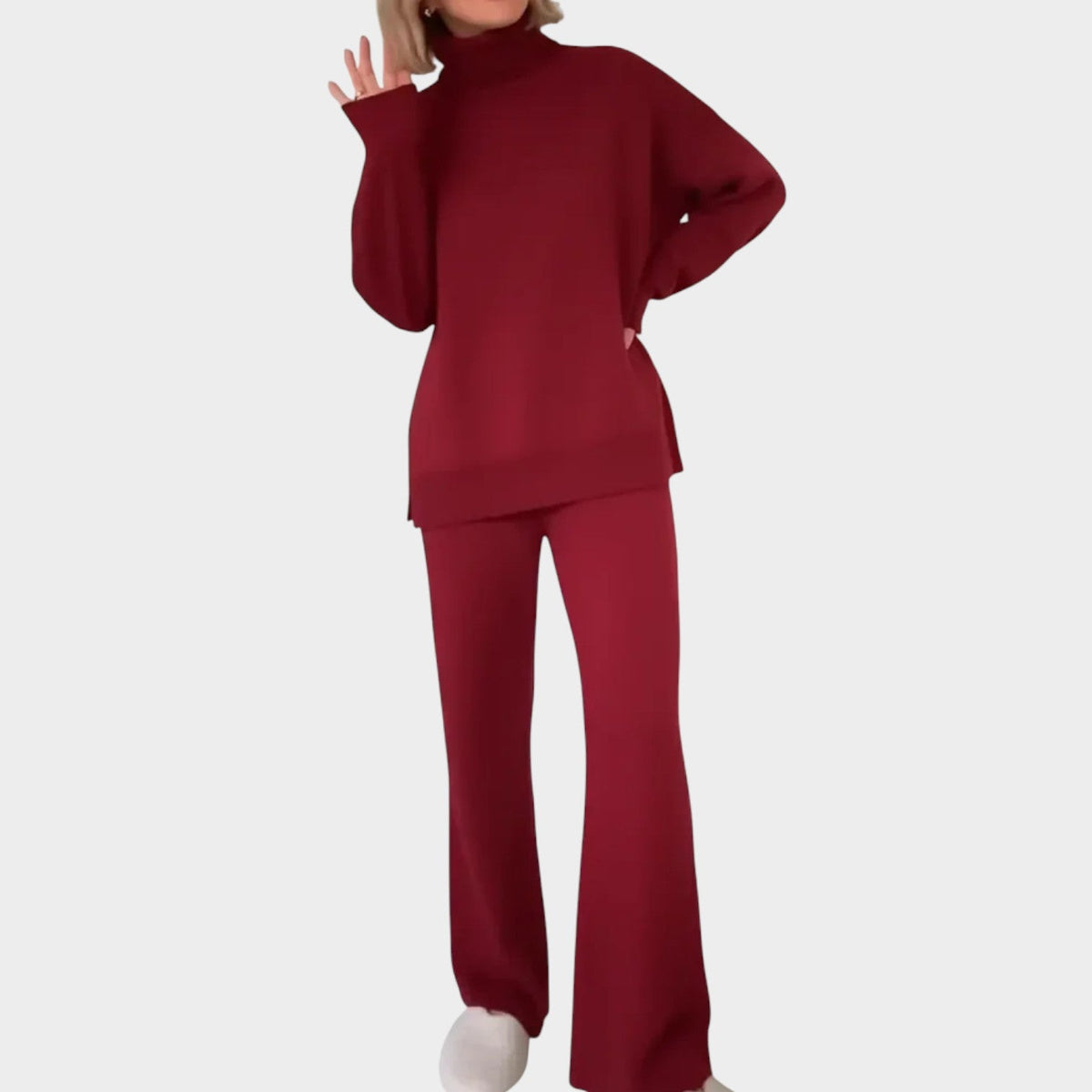 Relaxed Turtleneck Lounge Set
