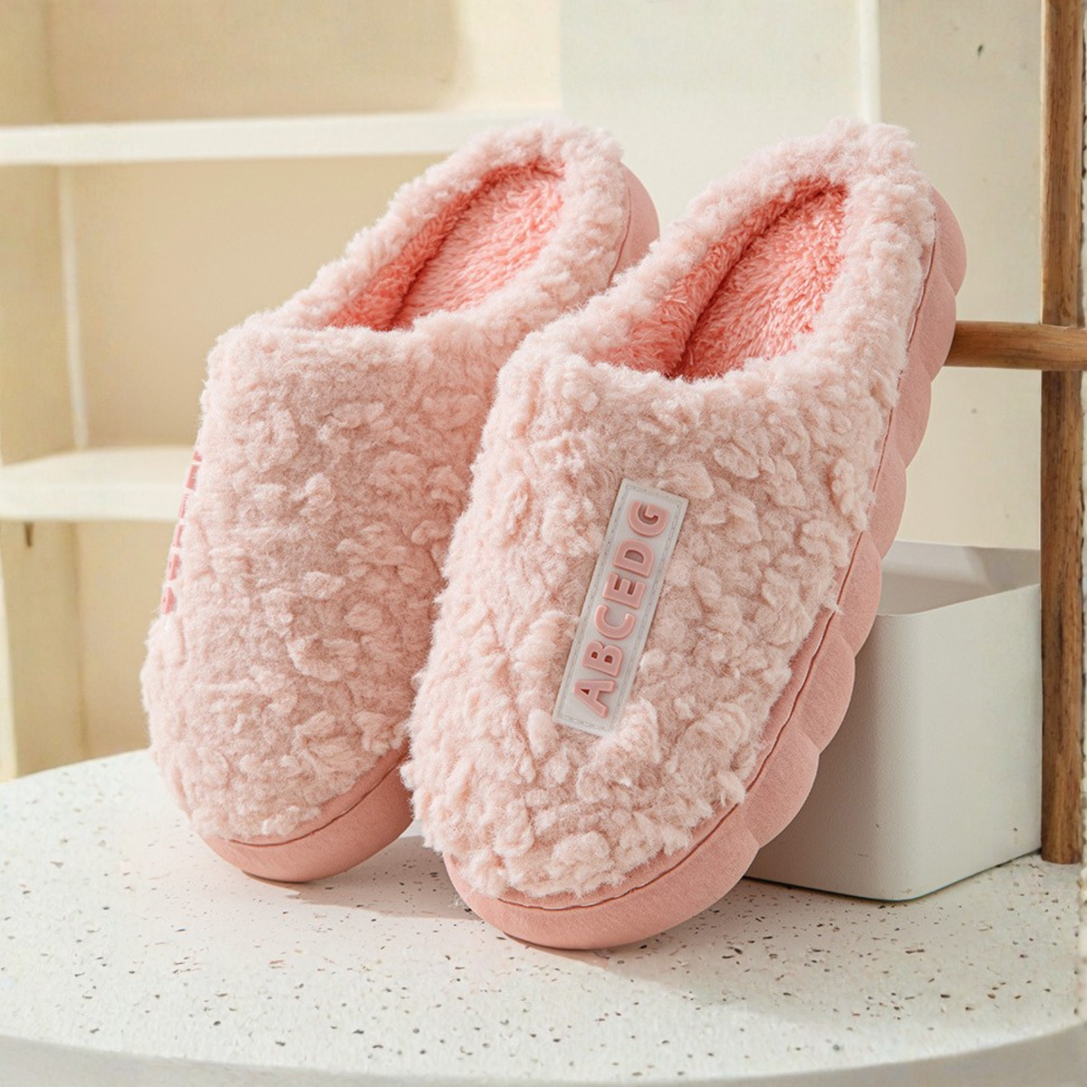 DAMINI™ - Comfy Fluffy Indoor Plush Non-Slip Slippers