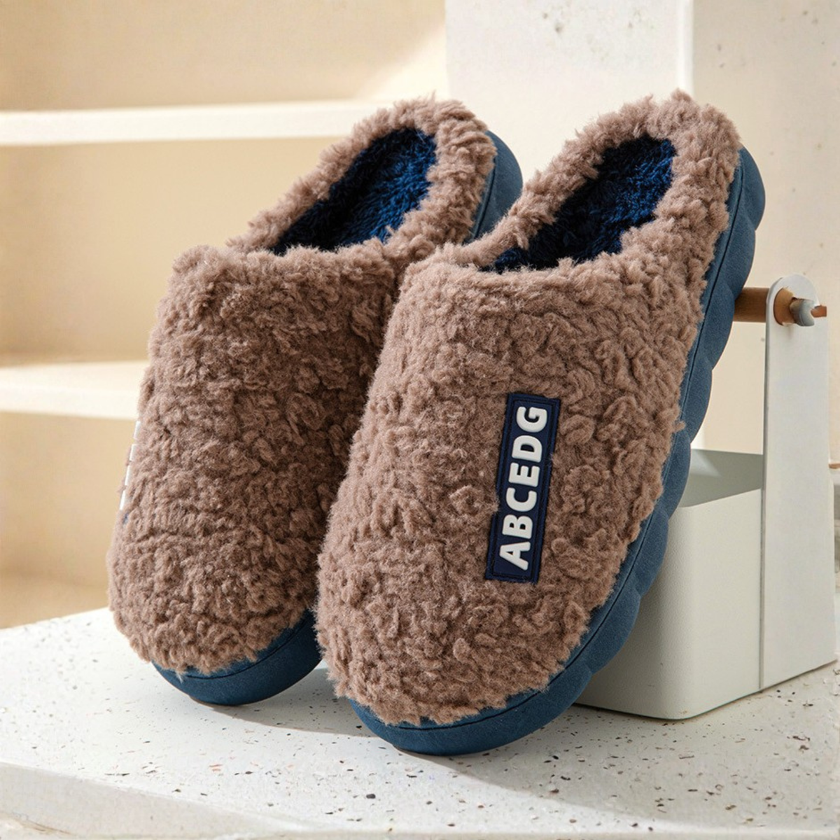 DAMINI™ - Comfy Fluffy Indoor Plush Non-Slip Slippers