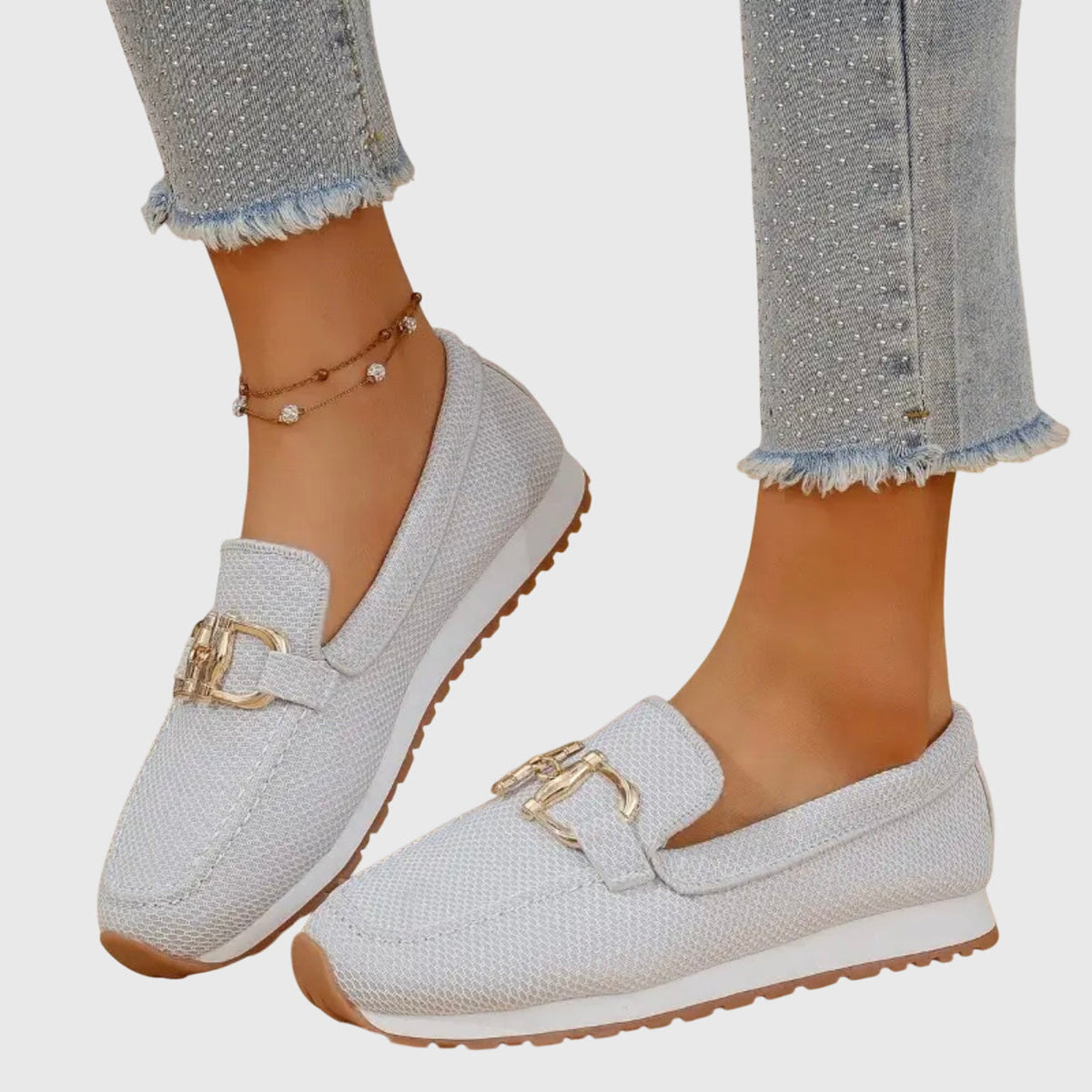 Susana | Slip On Buckle Orthopedic Loafers