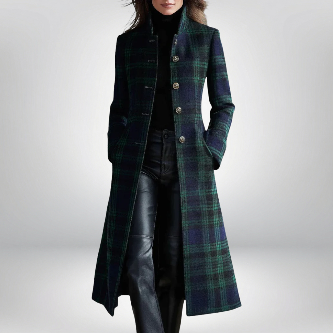 Claire™ | Timeless Plaid Coat