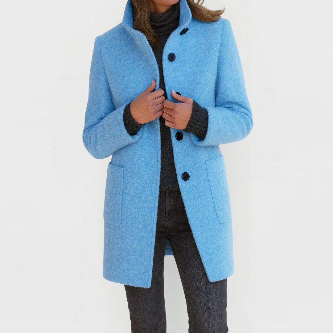 Beatrice™ | Classic Everyday Button Coat