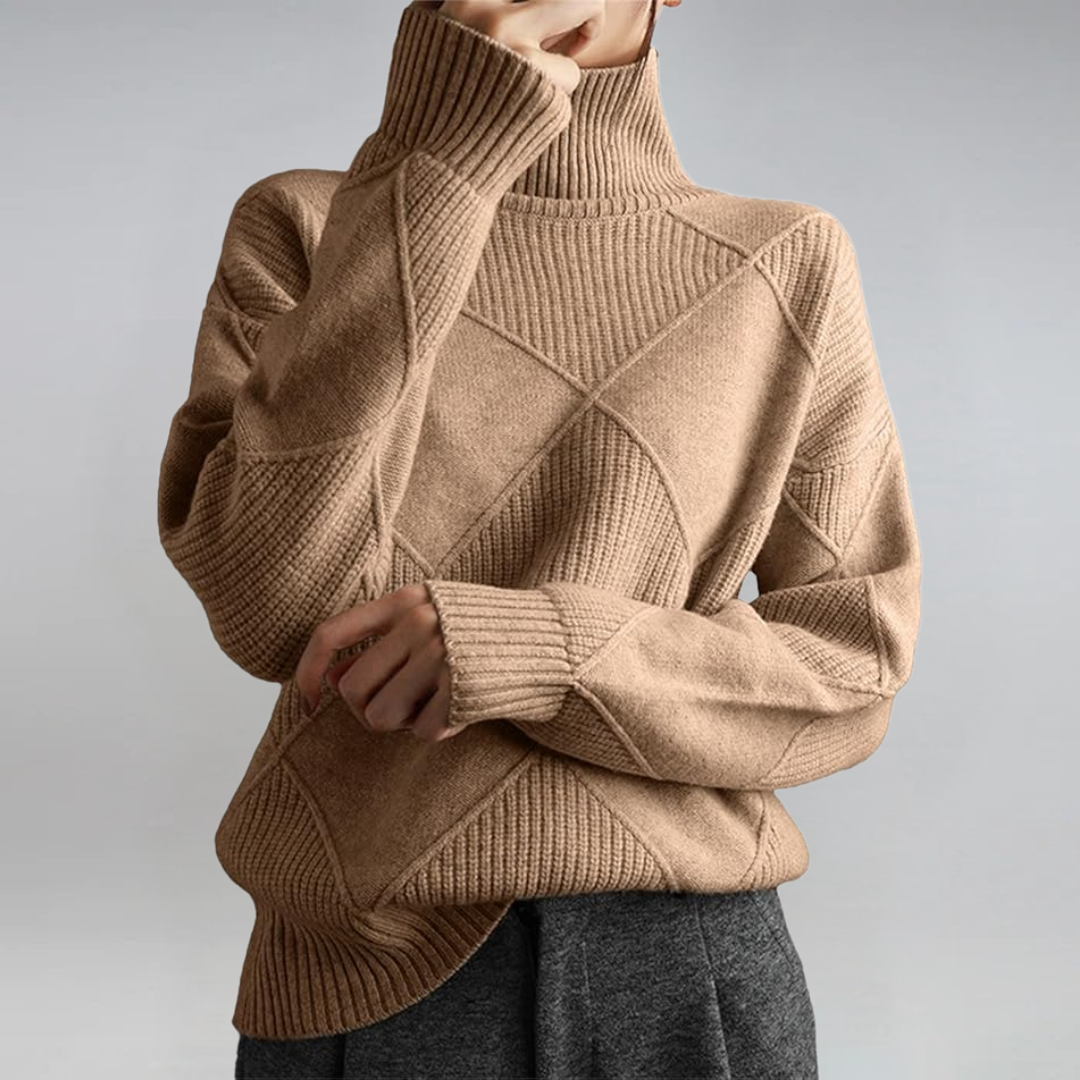 Poppy | Luxe Cashmere Turtleneck Sweater