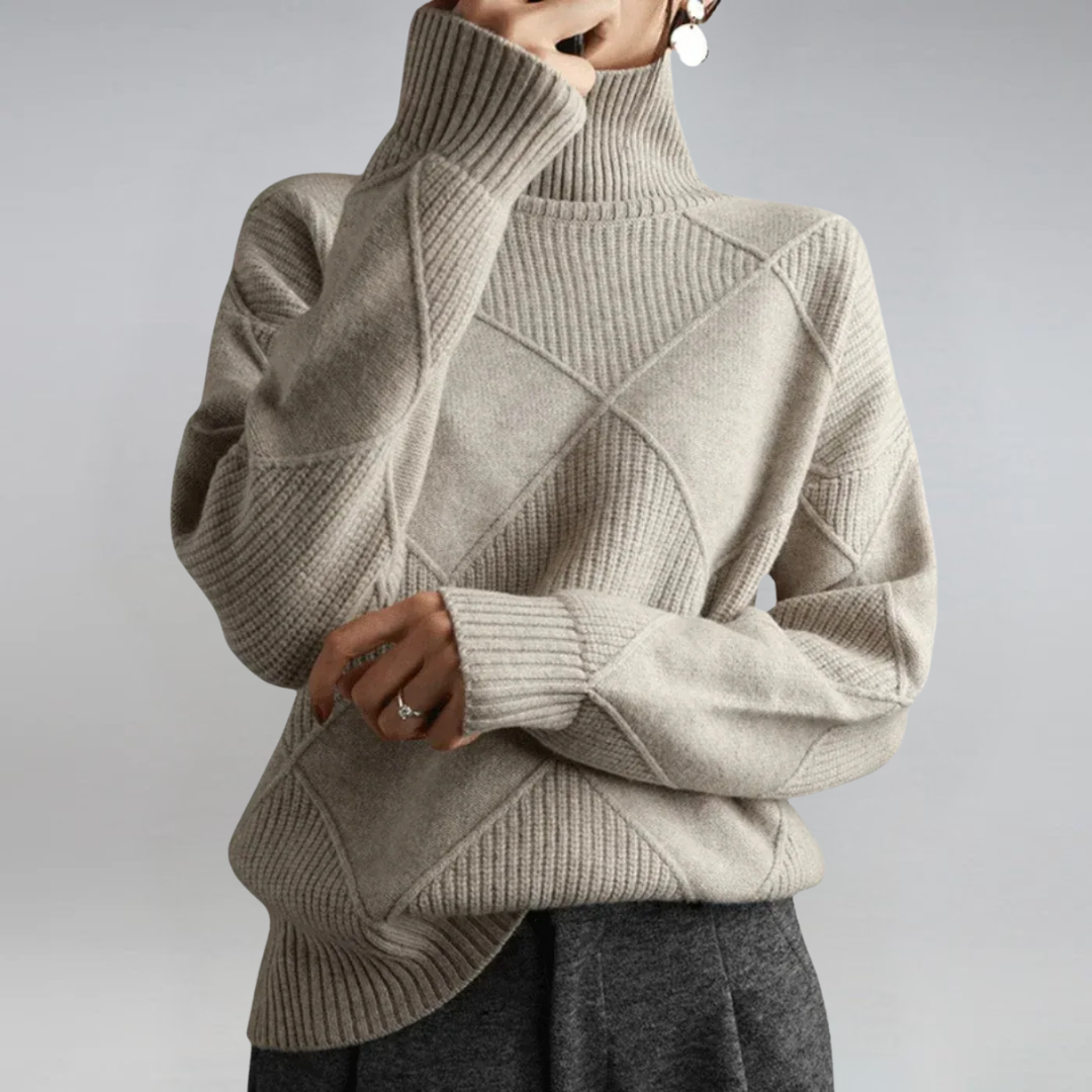 Poppy | Luxe Cashmere Turtleneck Sweater