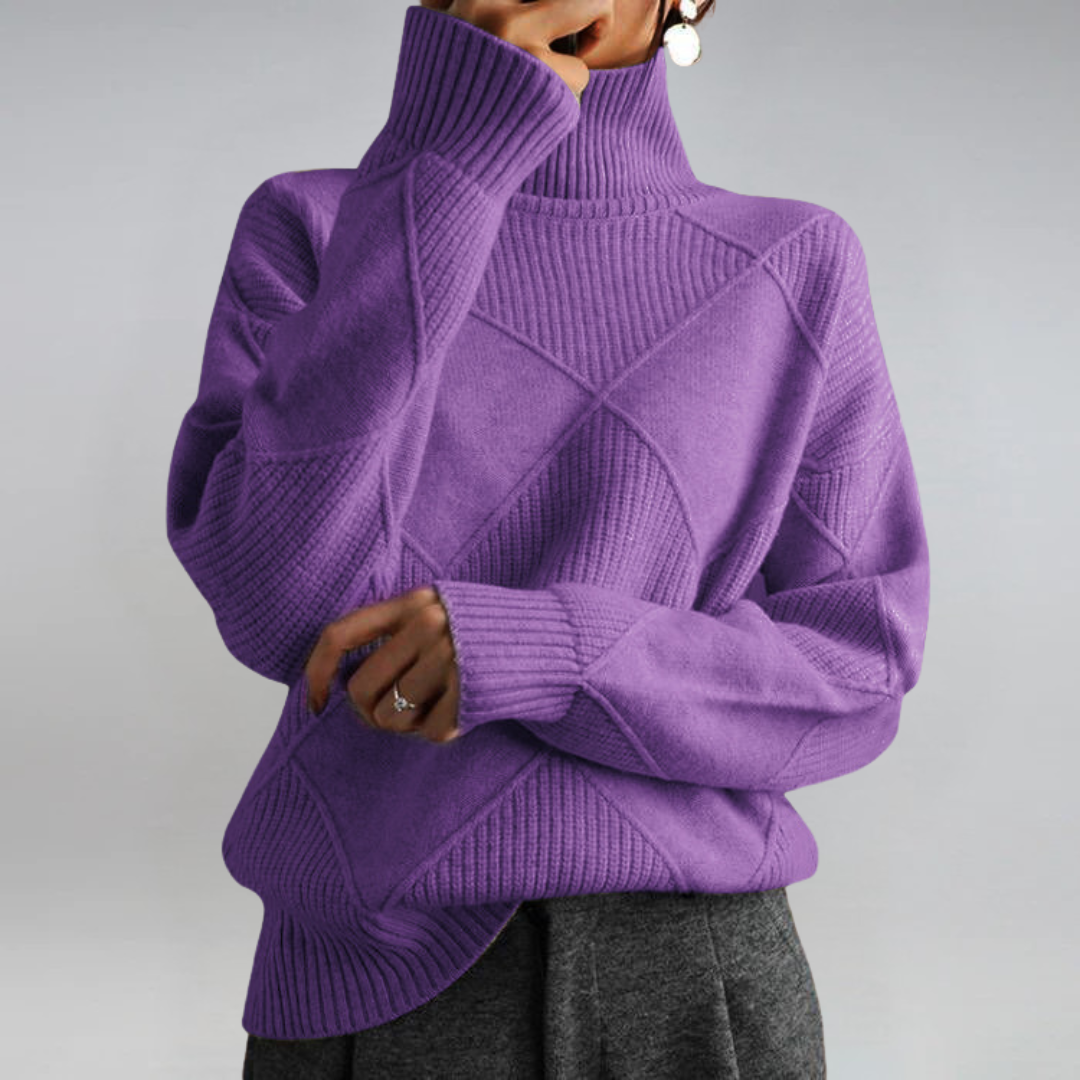 Poppy | Luxe Cashmere Turtleneck Sweater
