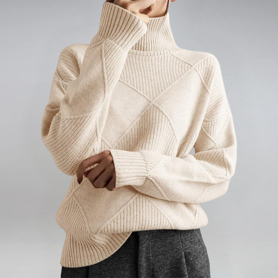 Poppy | Luxe Cashmere Turtleneck Sweater