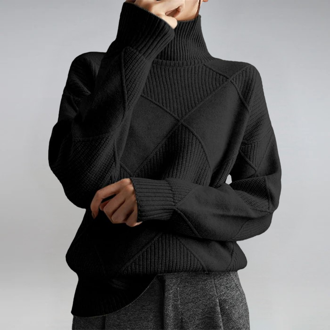 Poppy | Luxe Cashmere Turtleneck Sweater