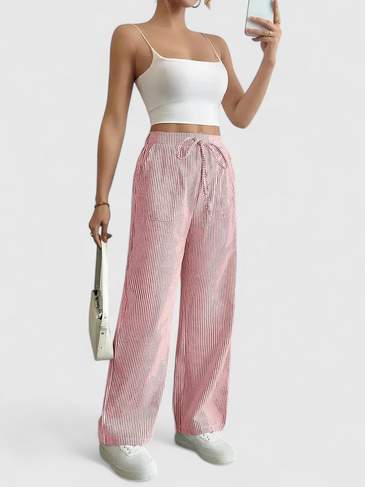 SIERRA – STRIPE FLOW LOUNGE PANTS