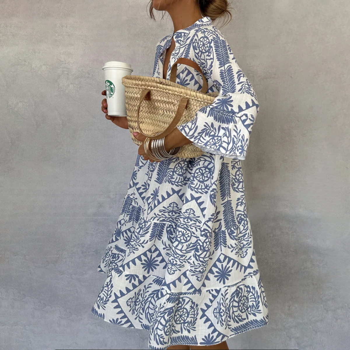 Anjie | Relaxed Boho Tunic Dress