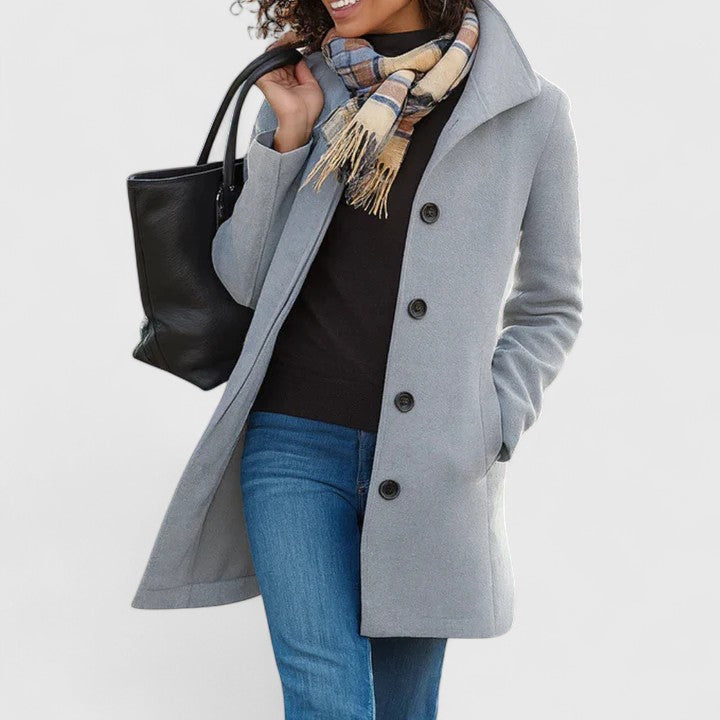 THALIA – TIMELESS SOPHISTICATED PEACOAT