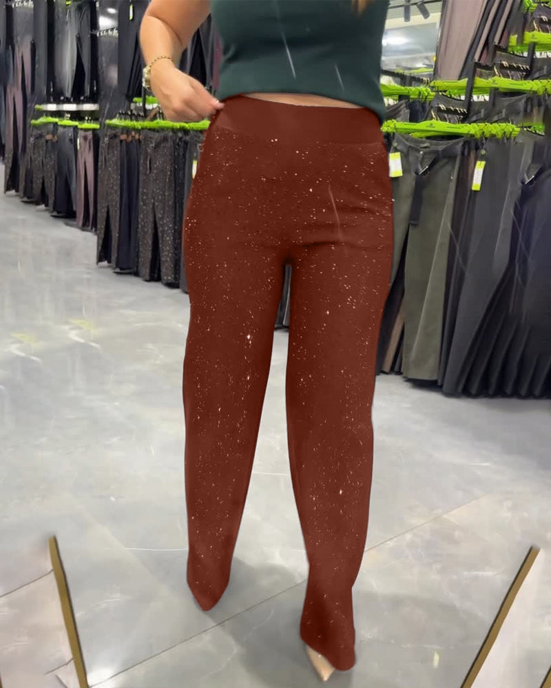 Trendy and Casual Wide Leg Pants