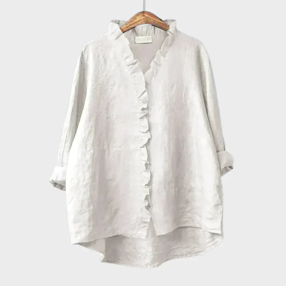 Eline | Elegant Summer Linen Blouse