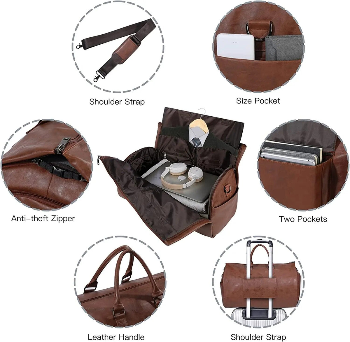 Lillfrid | Classic Weekend Bag with Vintage Touch