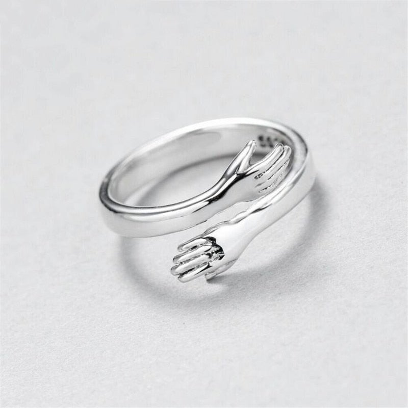Baguette – Adjustable ring with a wrapping shape