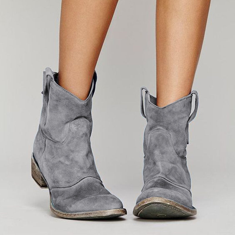 Karin – Suede Ankle Boots
