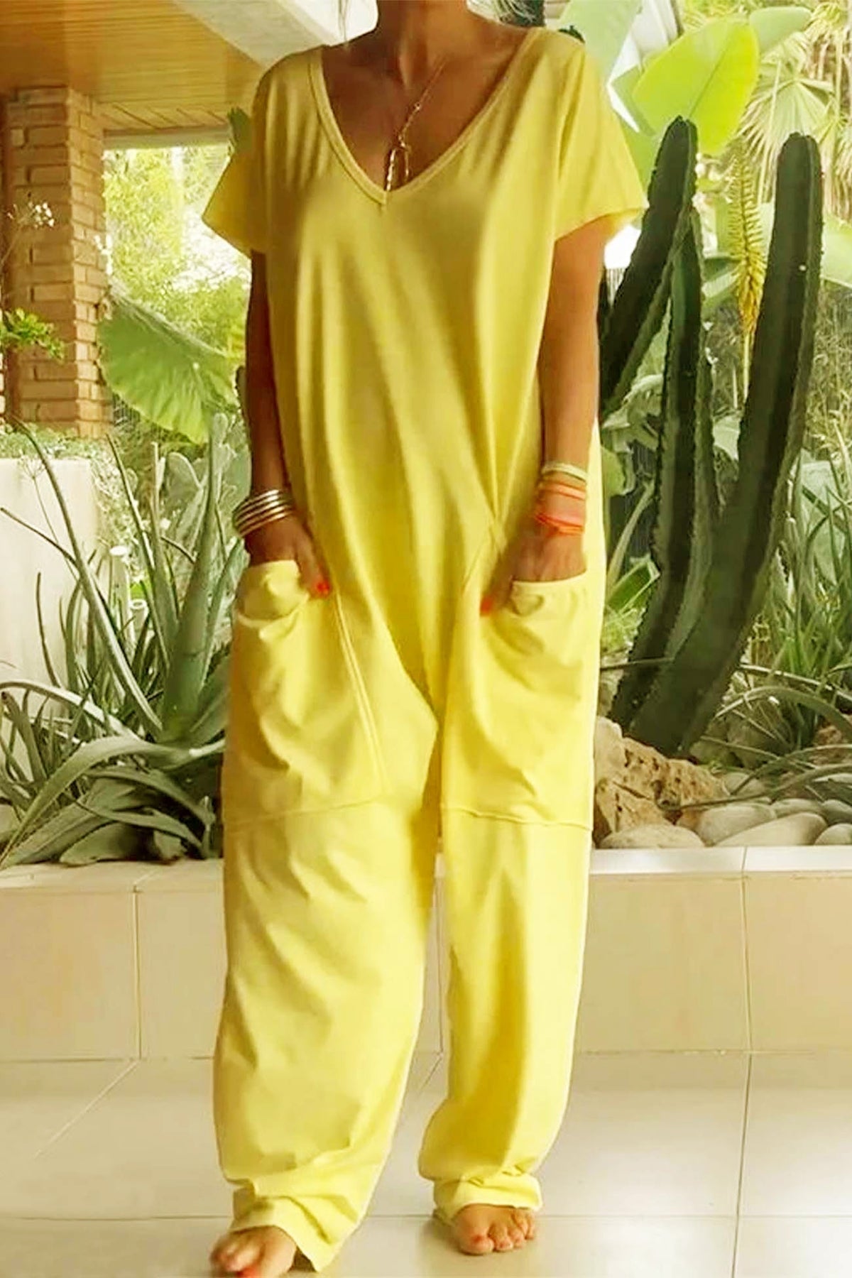 Reshiel | Women's Casual Style Jumpsuit with Pockets