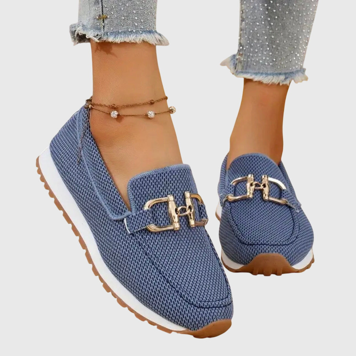 Susana | Slip On Buckle Orthopedic Loafers