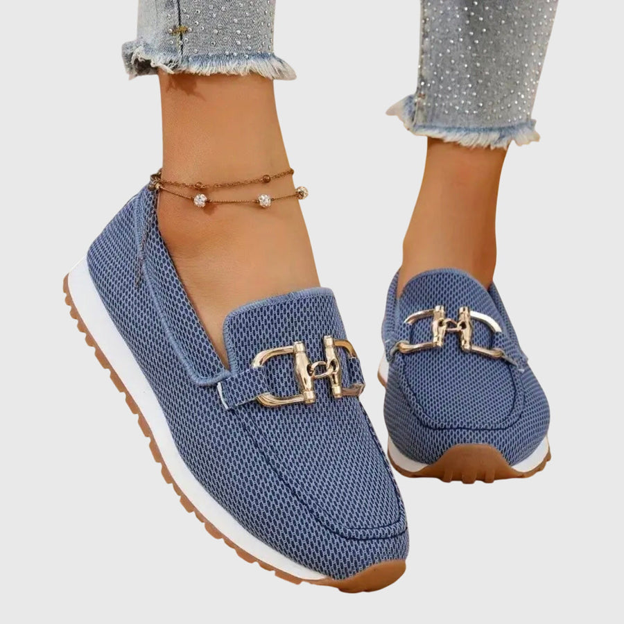 Susana | Slip On Buckle Orthopedic Loafers