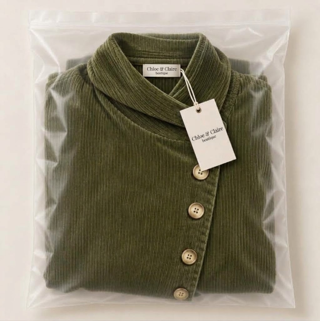 Tina™ | Asymmetric Corduroy Top