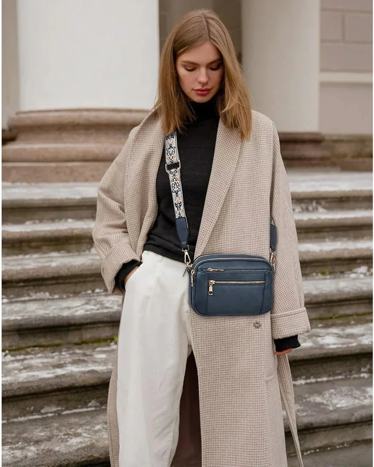 Nylah Crossbody with Colorful Straps