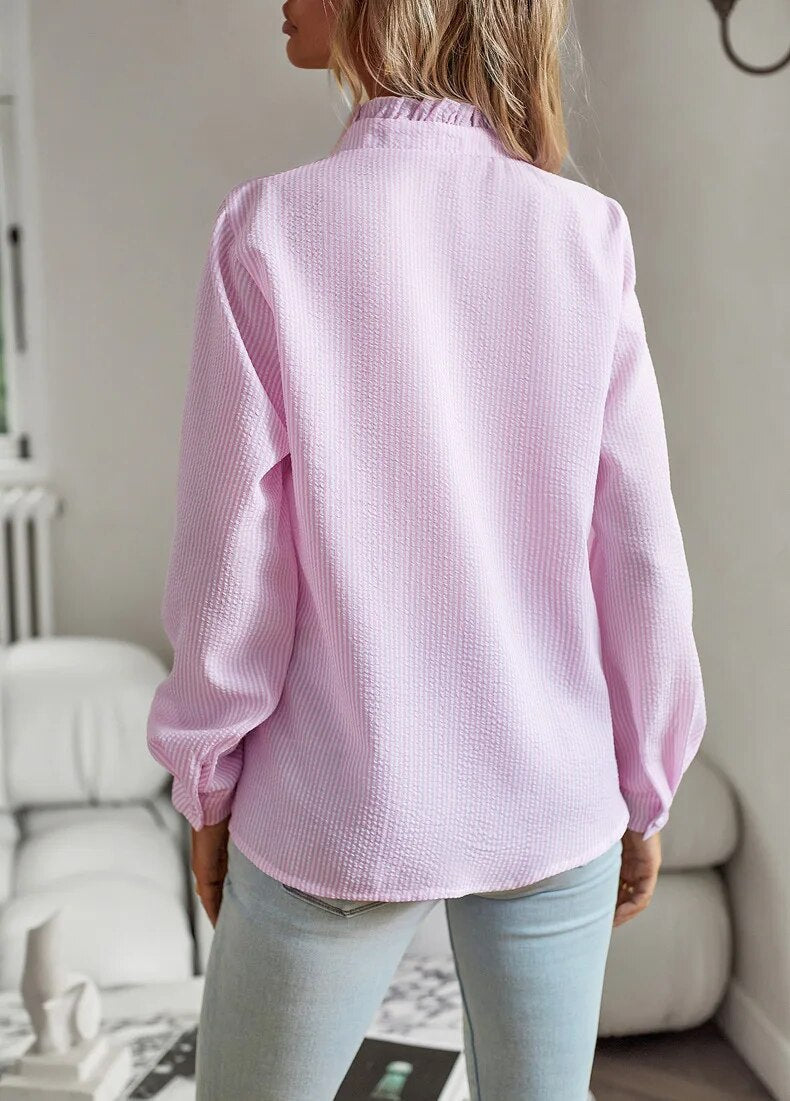 Faelina | Stylish Ruffle Detail Blouse