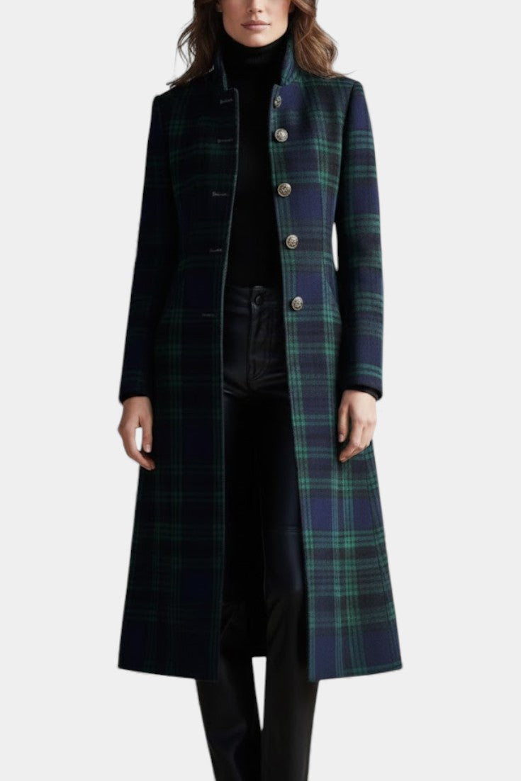 Claire™ | Timeless Plaid Coat