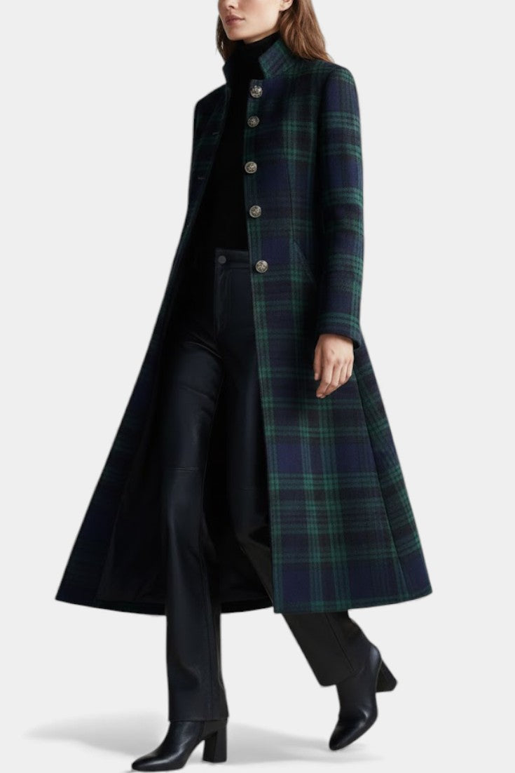 Claire™ | Timeless Plaid Coat