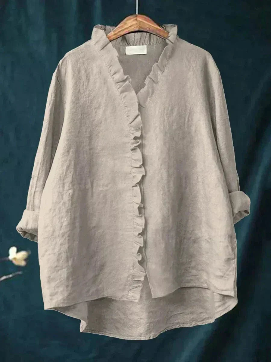 Eline | Elegant Summer Linen Blouse