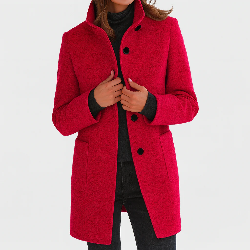 Beatrice™ | Classic Everyday Button Coat