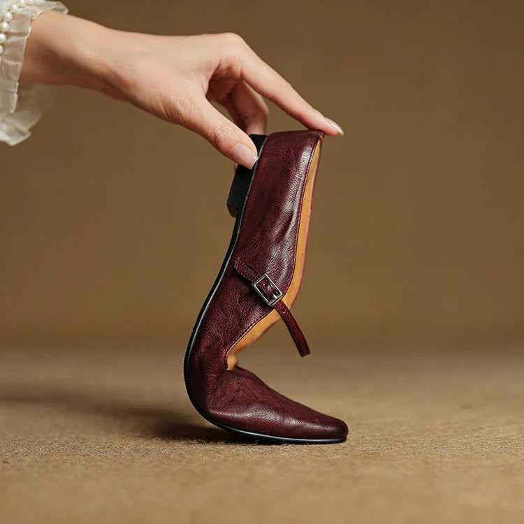 Bellancia Leather Leather Flats