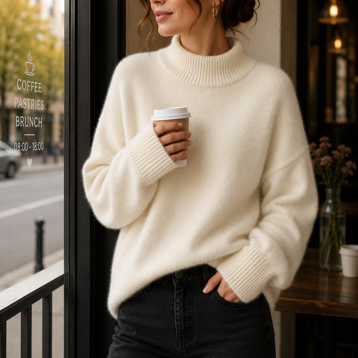 Juniper | Oversized Women's Turtleneck Sweater