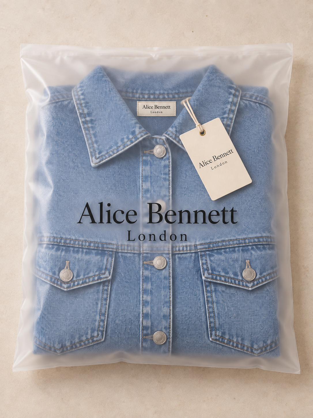 Maya | Longline Denim Coat
