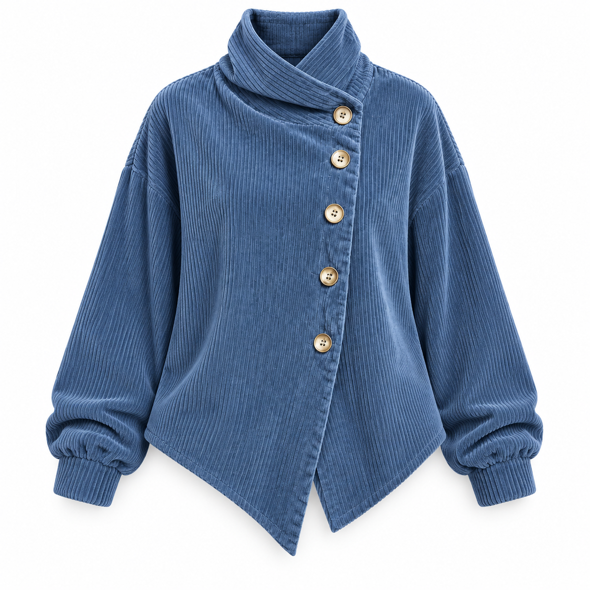 Tina™ | Asymmetric Corduroy Top