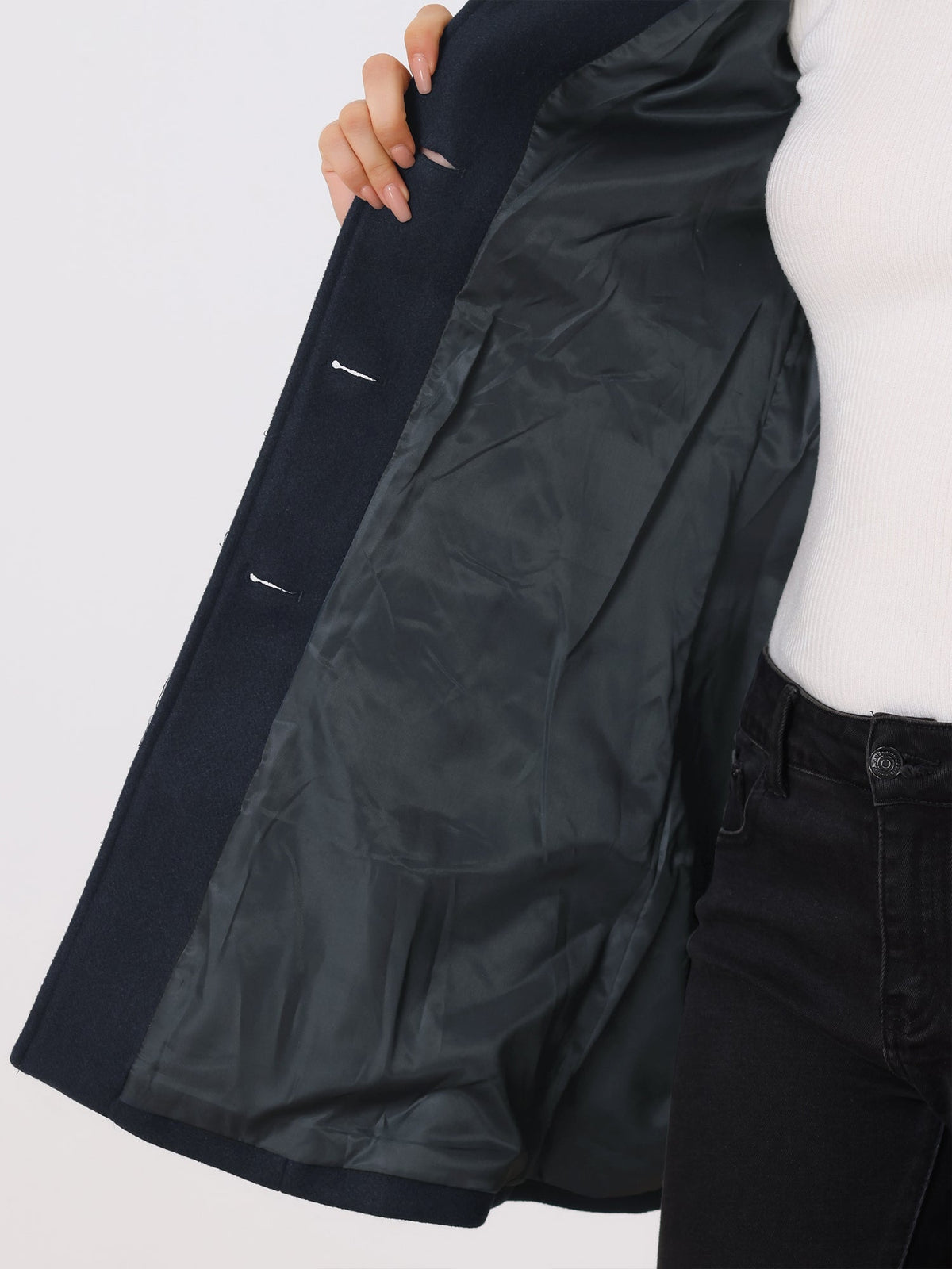 Birgitta - Women’s Winter Coat with One Button