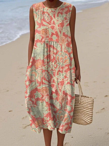 Amandine™  | Vintage Floral Dress