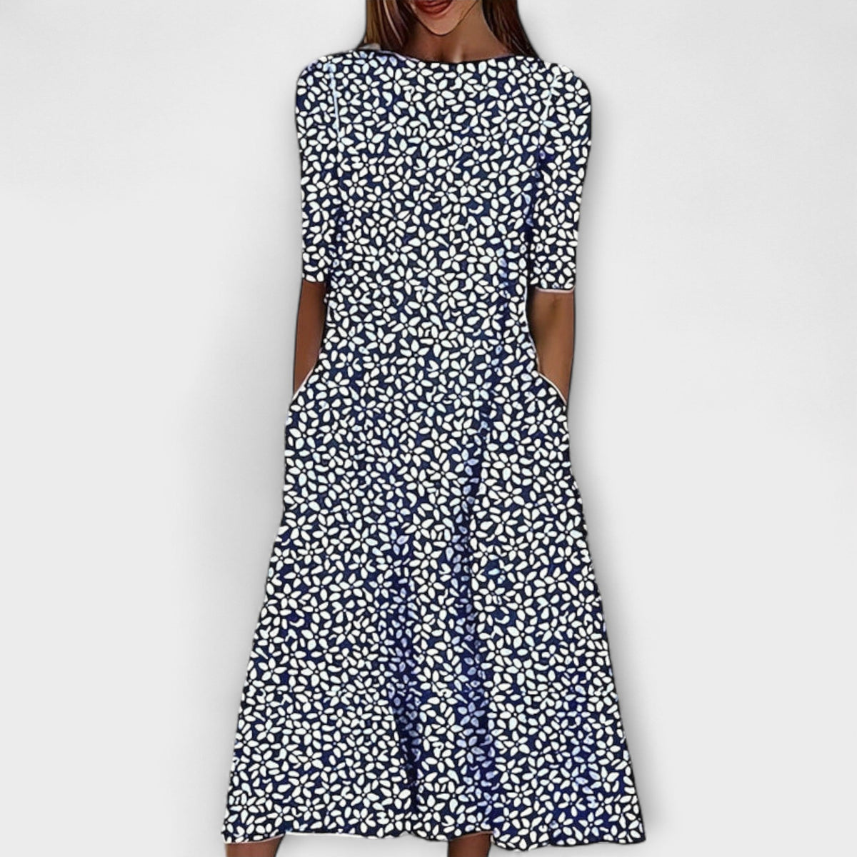 Adelina - Flower Dress Coast